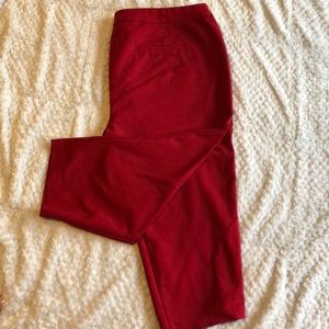 Investments II red pants Size 24W